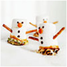 Marshmallow Snowman candies